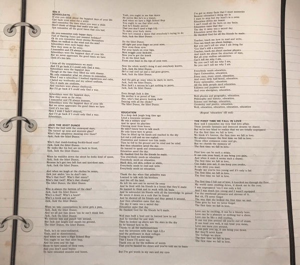 The Kinks Present Schoolboys In Disgrace