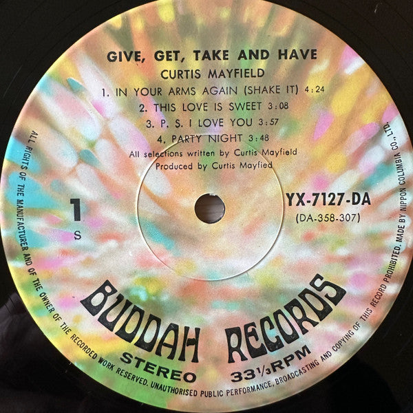 Give, Get, Take And Have