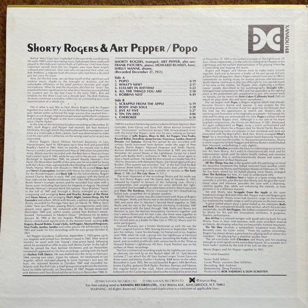 Master Release: Popo by Shorty Rogers
