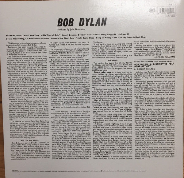 Release: Bob Dylan-Vinyl-UK-None-62022, SVLP 0085-10226818