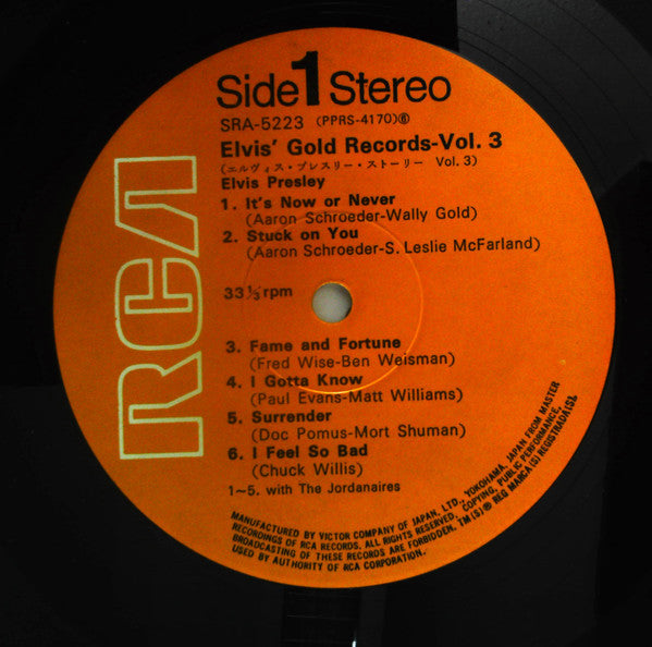 Elvis' Golden Records, Vol. 3
