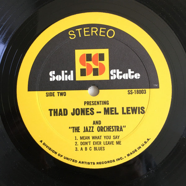 Presenting Thad Jones • Mel Lewis & "The Jazz Orchestra"