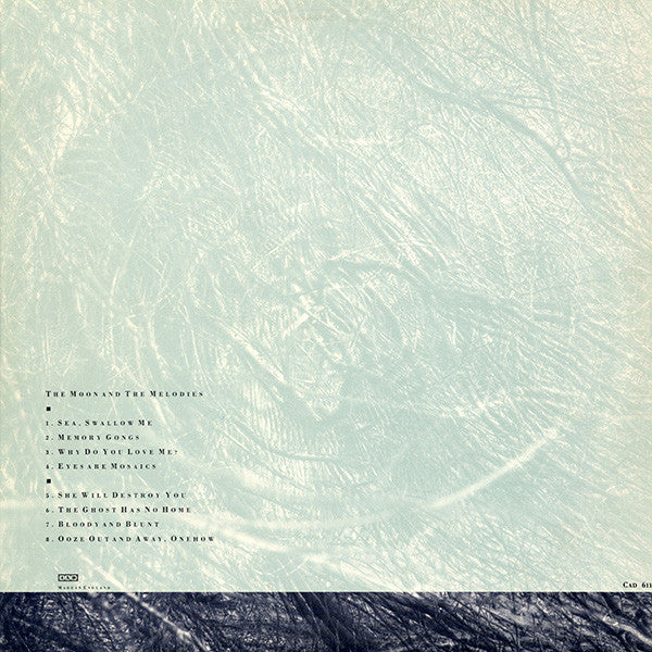 Release: The Moon And The Melodies-Vinyl-UK-1986-CAD 611-77098