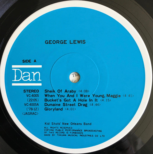 Kids Shots's New Orleans Band/Jim Robinson's New Orleans Band/George Lewis Trio