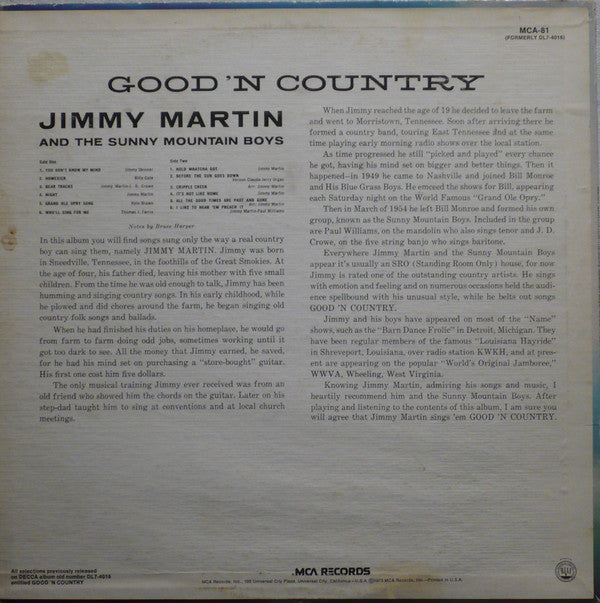 Good 'N Country