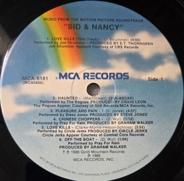 Sid & Nancy: Love Kills (Music From The Motion Picture Soundtrack)