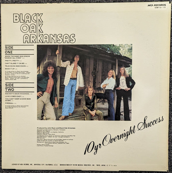 Release: 10yr Overnight Success-Vinyl-Japan-1976-VIM-6115-27804600
