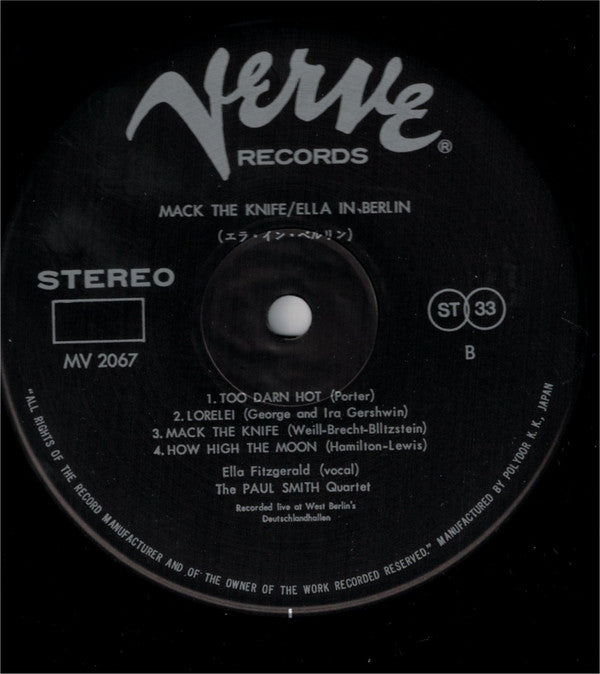 Mack The Knife・Ella In Berlin