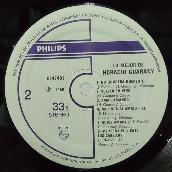 Lo Mejor De Horacio Guarany