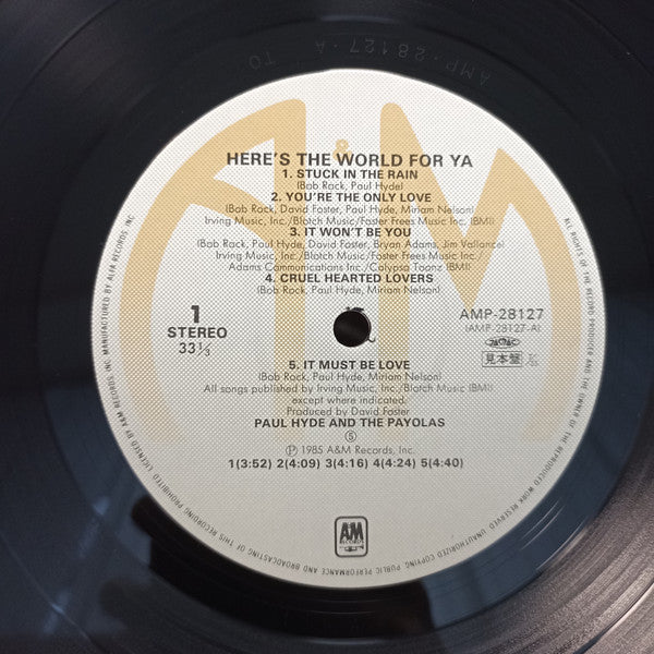 Master Release: Here's The World For Ya by Paul Hyde