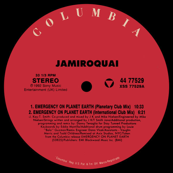 Emergency On Planet Earth (Danny Tenaglia Remixes)