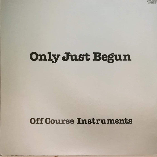 Only Just Begun
