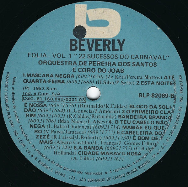 Folia - Vol. 1 (22 Sucessos Do Carnaval Brasileiro)