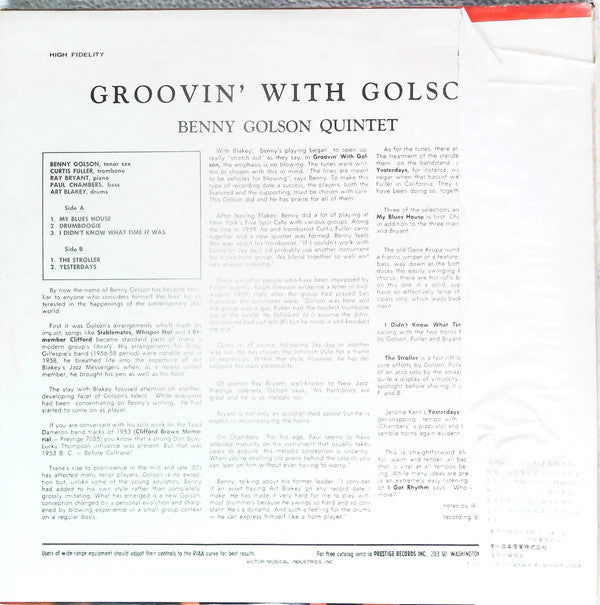 Groovin' With Golson