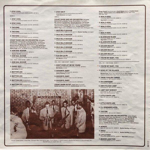 The Complete Count Basie Vol. 11 To 20 1941-1951