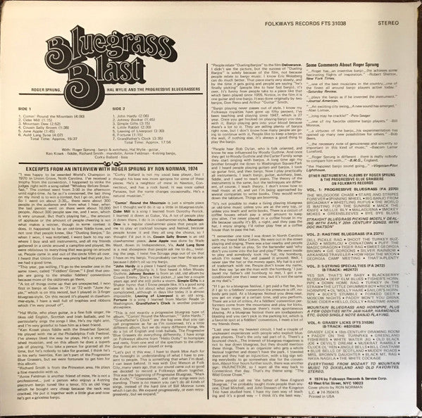 Bluegrass Blast (A Mixed Bag Of Ol' Timey Music)