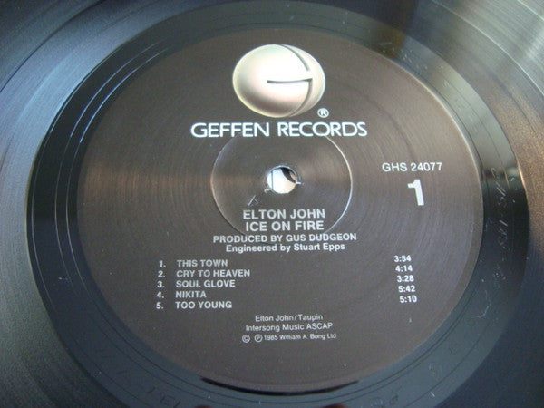 Release: Ice On Fire-Vinyl-US-1985-GHS 24077-17582161