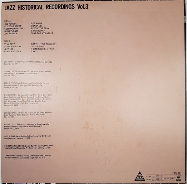 Jazz Historical Recordings Vol. 3