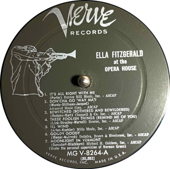 Ella Fitzgerald At The Opera House