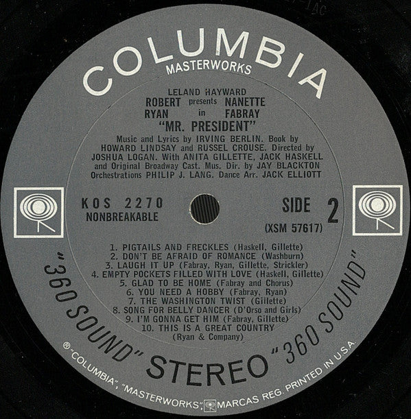 Mr. President - Original Broadway Cast