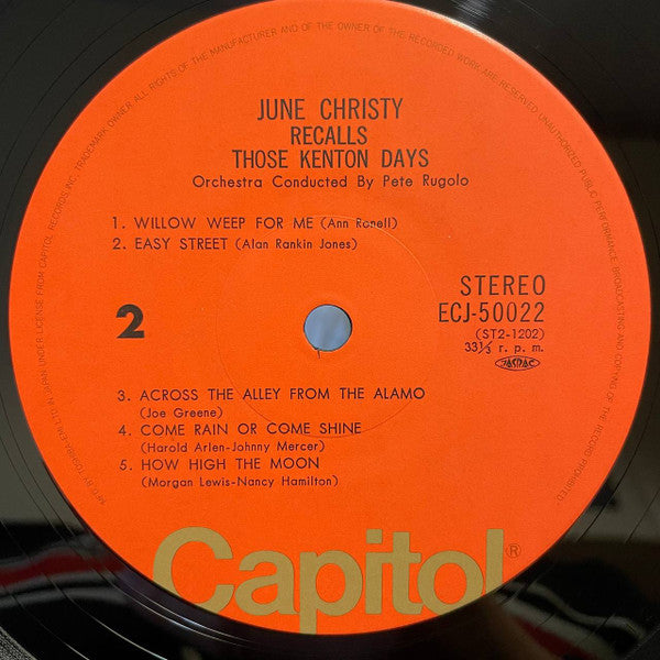 June Christy Recalls Those Kenton Days