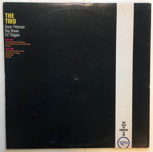 Release: The Trio : Live From Chicago-Vinyl-US-None-V6-8420-14341237