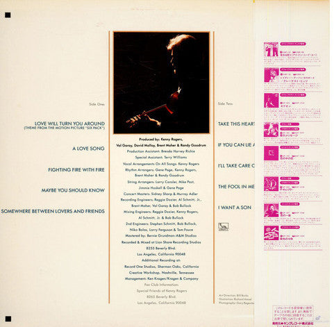 Master Release: Love Will Turn You Around by Kenny Rogers