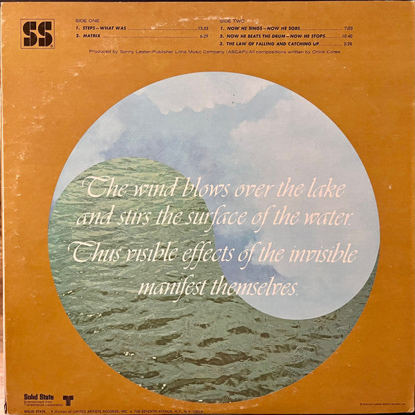 Release: Now He Sings, Now He Sobs-Vinyl-US-None-SS 18039-24785183