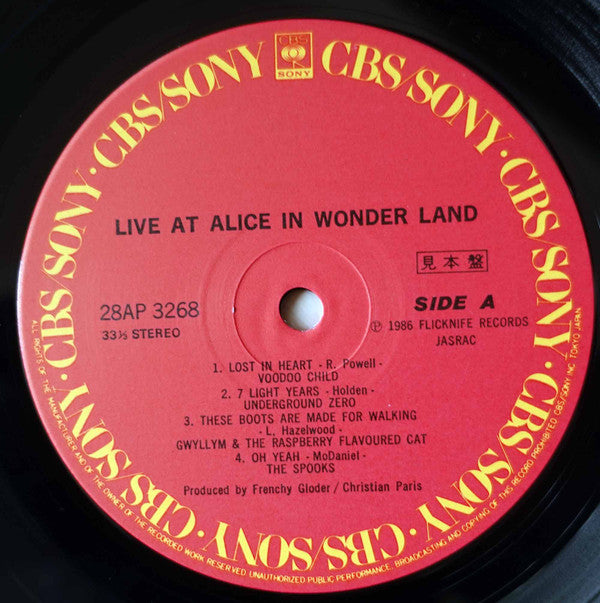 Live At Alice In Wonderland - A Pretty Smart Way To Catch A Lobster