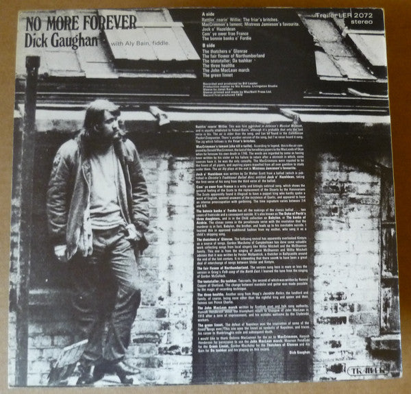 Master Release: No More Forever by Dick Gaughan