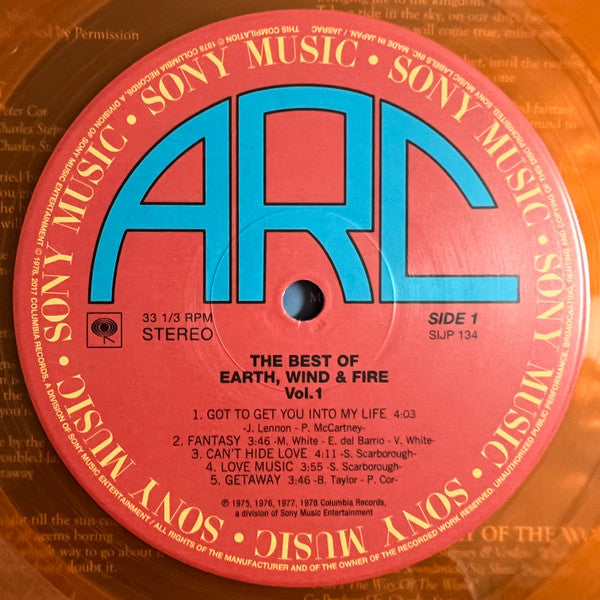 The Best Of Earth Wind & Fire Vol. I