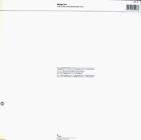 Release: Call Of The Wild-Vinyl-UK-1986-URE X4-97081