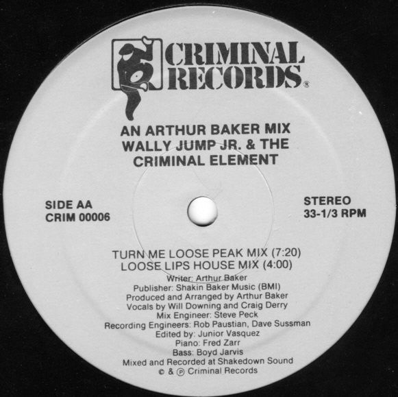 Master Release: Turn Me Loose by Wally Jump Jr & The Criminal Element