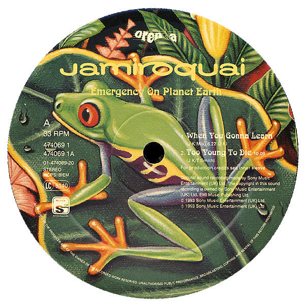 Release: Emergency On Planet Earth-Vinyl-UK & Europe-1993-474069 1-25379
