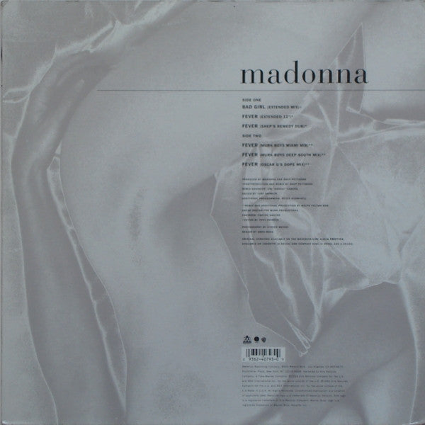 Release: Bad Girl-Vinyl-US-1993-0-40793, 0-40793, 0-40793-72011