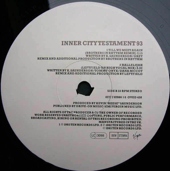 Release: Testament 93-Vinyl-UK-1993-OVED 438, 0777 7 87865 1 1-97324