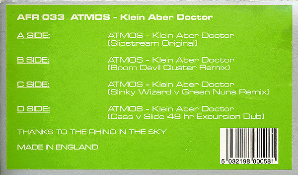 Master Release: Klein Aber Doctor by Atmos