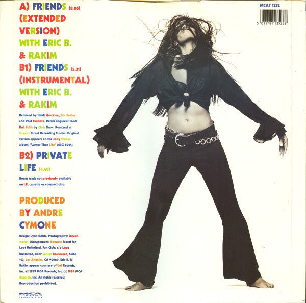 Release: Friends-Vinyl-UK-1989-MCAT 1352-94623