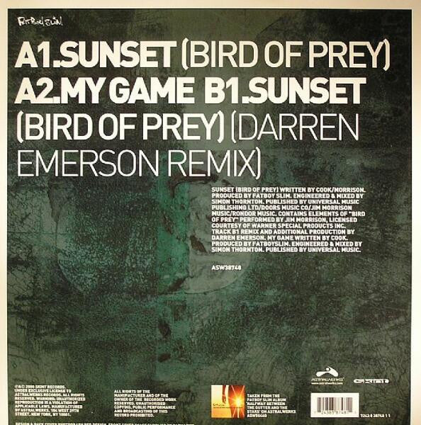 Master Release: Sunset (Bird Of Prey) by Fatboy Slim