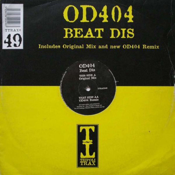 Release: Beat Dis-Vinyl-UK-1999-TTRAX049-81120