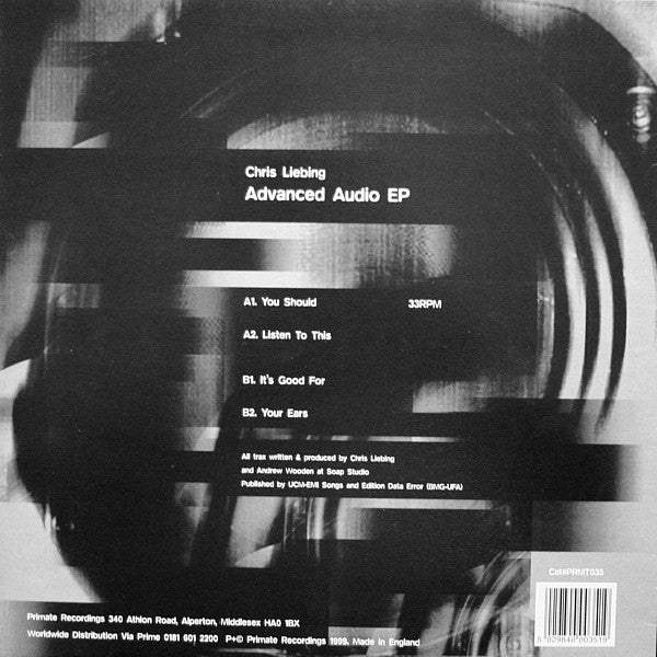 Release: Advanced Audio E.P.-Vinyl-UK-1999-PRMT 035-11184