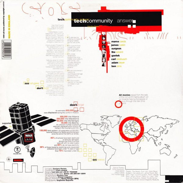 Release: Techcommunity 4 Kosovo-Vinyl-UK-1999-4KLP 001-25980