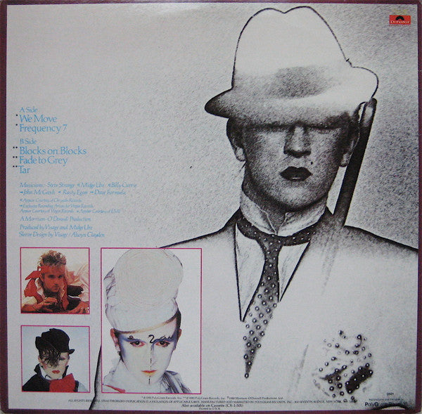 Release: Visage-Vinyl-US-1981-PX-1-501, 2929 099-58450