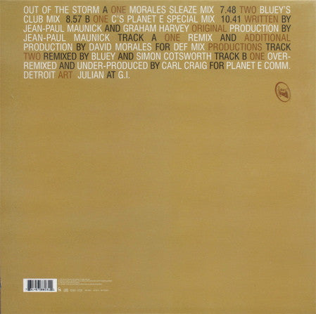 Release: Out Of The Storm-Vinyl-UK-1996-TLX 14, 578 603-1-44775