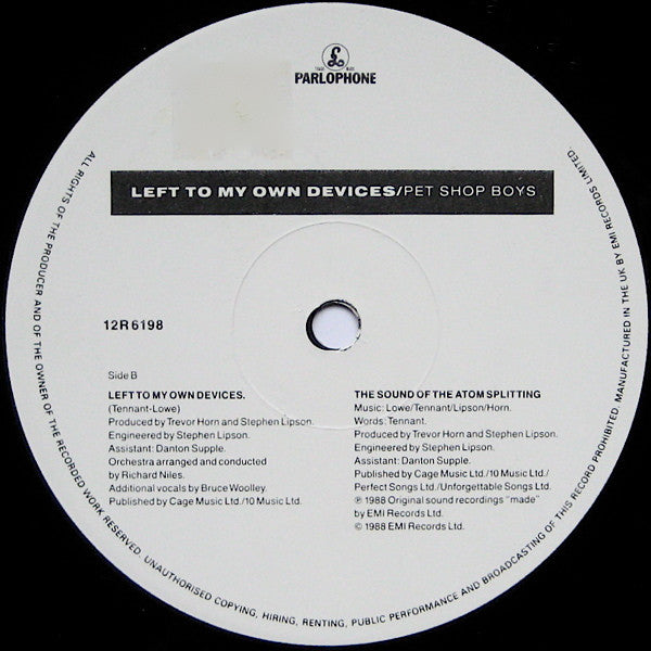 Left To My Own Devices (The Disco Mix)