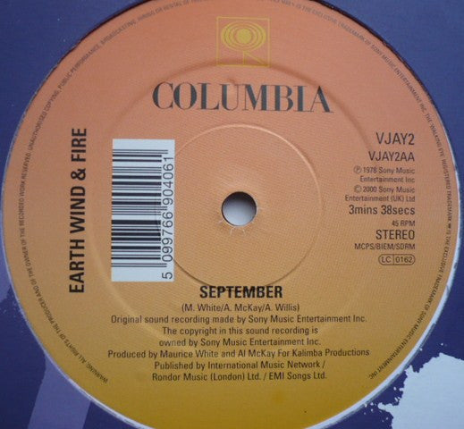 Master Release: Boogie Wonderland / September by Earth, Wind & Fire