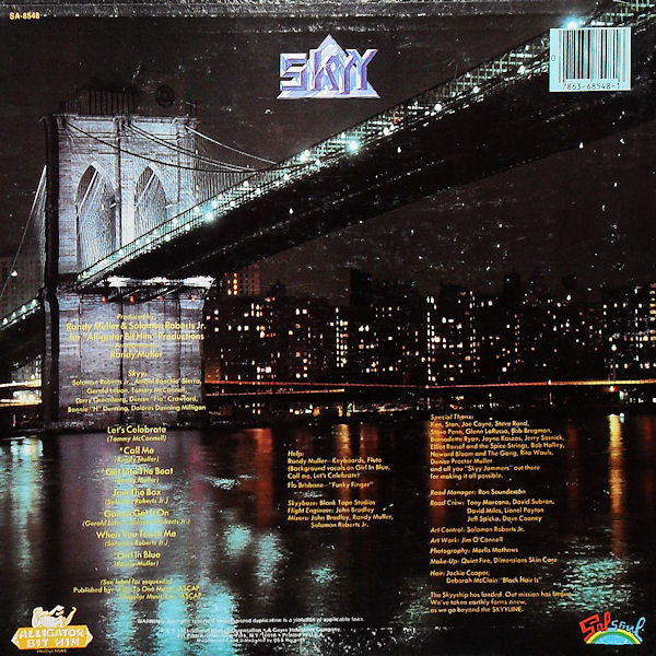 Release: Skyy Line-Vinyl-US-1981-SA-8548, SA 8548-58339
