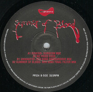 Release: Summer Of Blood Remixes-Vinyl-UK-1998-PP024-12317