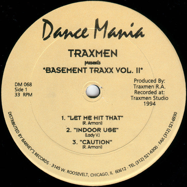 Release: Basement Traxx Vol. II-Vinyl-US-1994-DM 068-1585